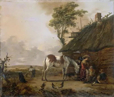 A Piebald Horse