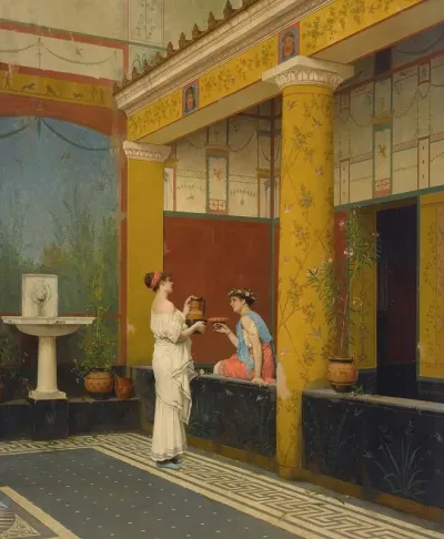 A Pompeiian Courtyard