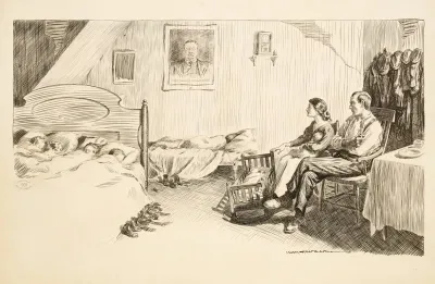 A Poor Young Couple With Many Young Children