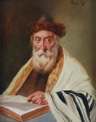 A Portrait Of A Rabbi