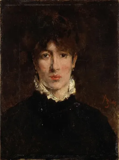A Portrait Of A Woman Thought To Be Sarah Bernhardt