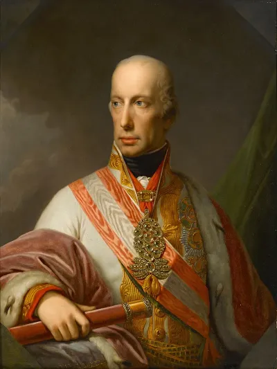 A Portrait Of Emperor Francis I Ii Of Austria