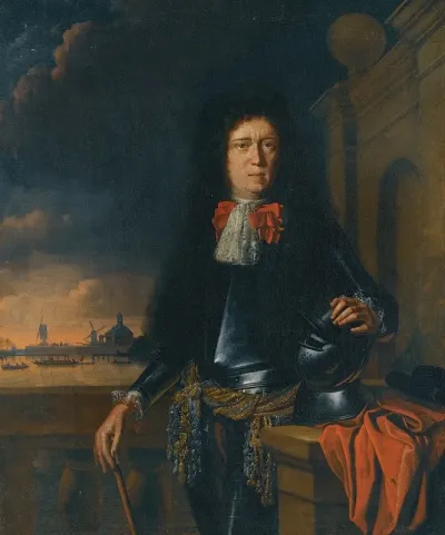 A Portrait Of Jan Van Broeckhuizen 1649 1707