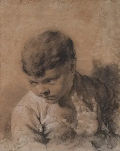 A Portrait Of The Artists Son Giacomo