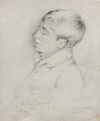 A Portrait Of Welby Sherman Asleep In A Chair