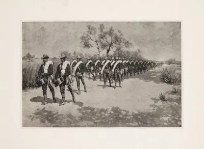 A Practice March In Texas