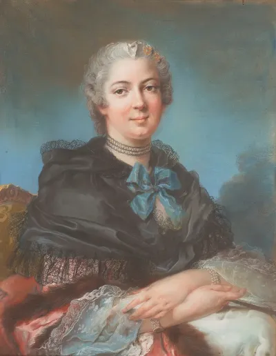 A Presumed Portrait Of Angelique Sophie De Hautefort