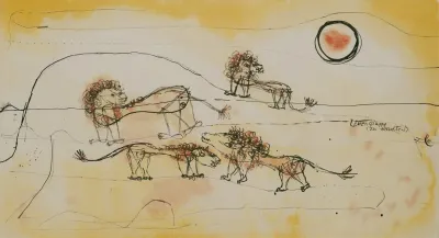 A Pride Of Lions Take Note