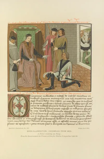 A Prince Receiving An Envoy 1480