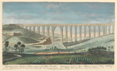 A Prospect Of The New Aqueduct Of Lisbon