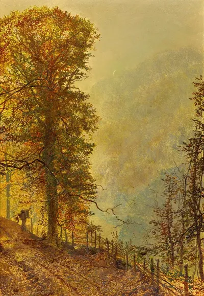 A Rabbit Hunter On A Riverside Road
