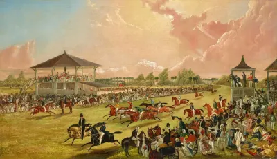A Race Meeting At Jacksonville Alabama