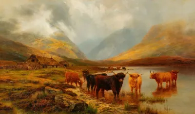 A Rainy Day In The Scottish Highlands