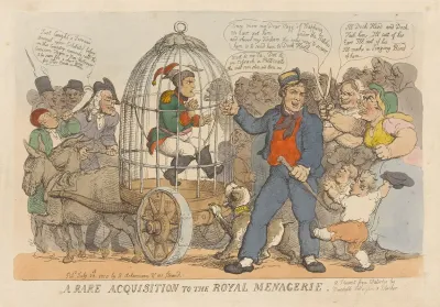 A Rare Acquisition To The Royal Menagerie A Present From Waterloo By Marshalls Wellington Blucher