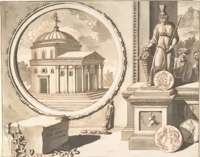 A Recontruction Of The So Called Temple Of Serapidis