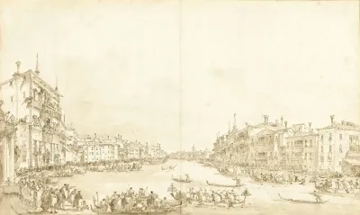 A Regatta On The Grand Canal