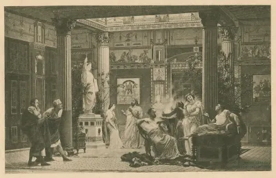 A Rehearsal Of The Flute Player In The House Of Prince Napoleon