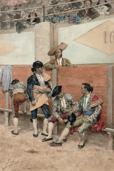 A Rest During The Bullfight