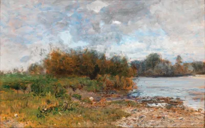 A River Landscape 10