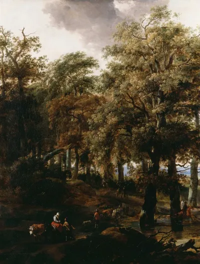 A Road Through A Wood