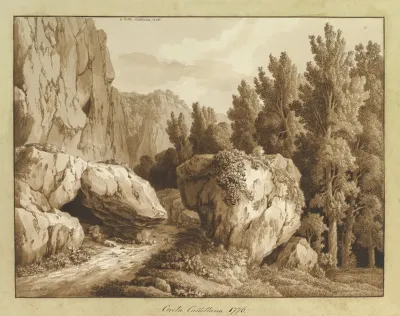 A Rocky Landscape At Civita Castellana