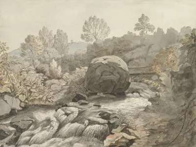 A Rocky Stream Italy