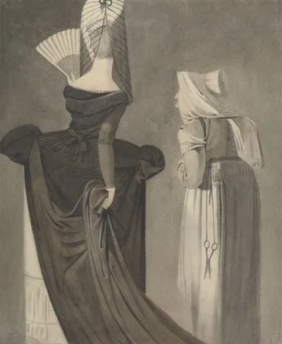 A Roman Lady With A Duenna