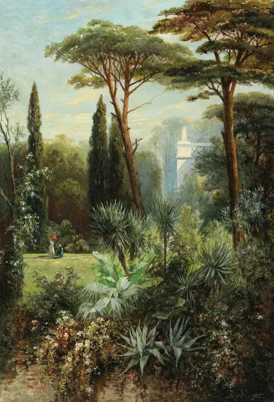 A Romantic Castle Park In The South