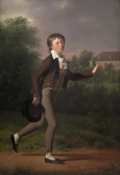 A Running Boy Marcus Holst Von Schmidten