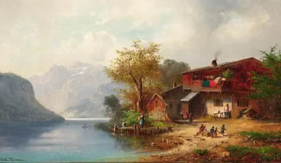 A Rural Idyll On A Lake