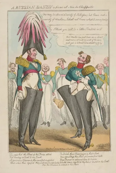 A Russian Dandy A Scene At Aix La Chappelle