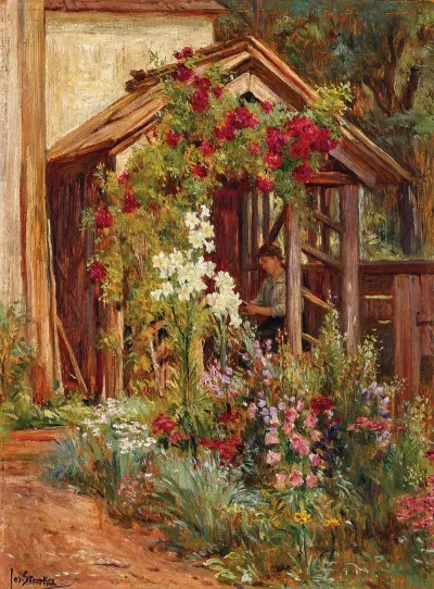 A Rustic Garden In Blossom 2