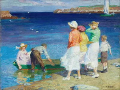 A Sailing Party Going For A Sail