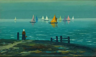 A Sailing Regatta On Lake Balaton