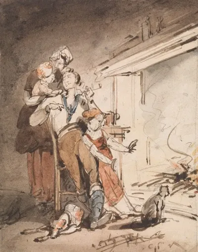 A Sailor And His Family