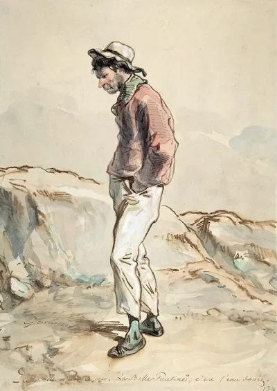 A Sailor Standing On The Shore