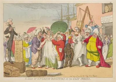 A Sale Of English Beauties In The East Indies 2