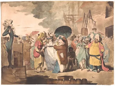 A Sale Of English Beauties In The East Indies