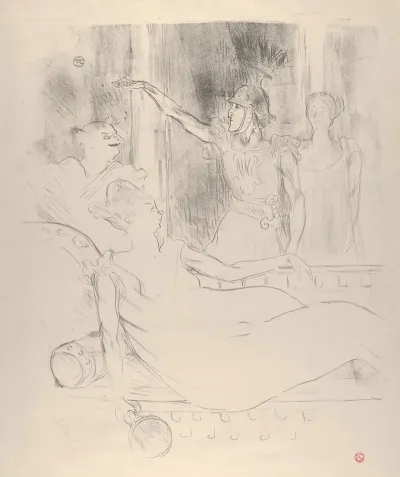 A Scene From Offenbachs La Belle Helene