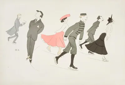 A Scene From The Ice Rink