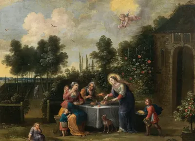 A Scene From The Life Of Saint Elizabeth Of Hungary