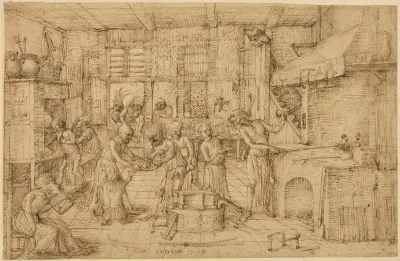 A Scene In A Forge