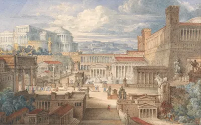 A Scene In Ancient Rome A Setting For Titus Andronicus I Ii