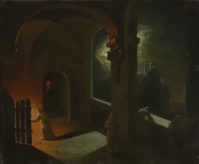 A Scene In The Carthusian Monastery