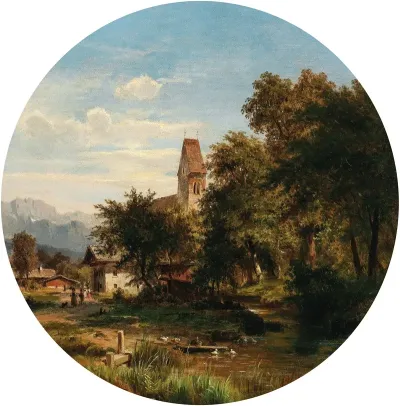 A Scene In The Lower Inn Valley