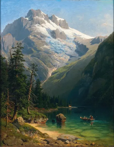 A Scene In The Salzkammergut