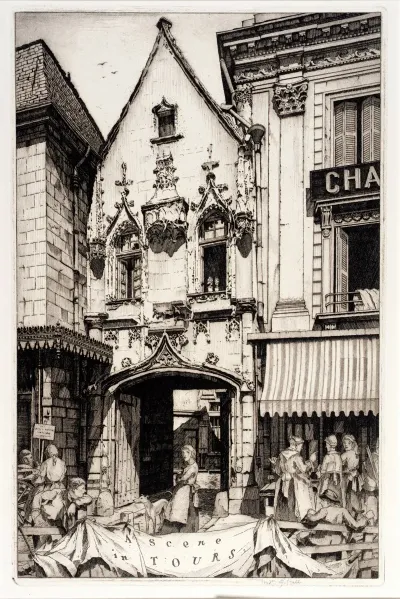 A Scene In Tours
