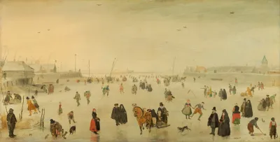 A Scene On The Ice