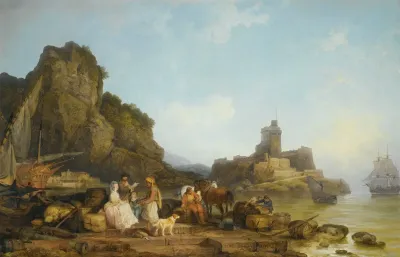 A Sea Port In The Levant Morning