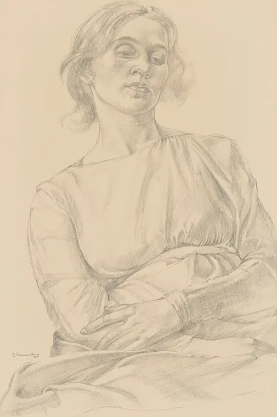 A Seated Female Figure